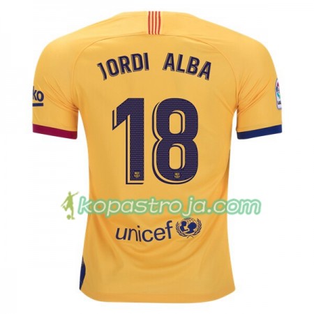 Billiga Fotbollströjor FC Barcelona Jordi Alba 18 Borta tröja 2019/20 Kortärmad